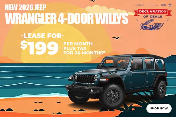 New 2026 Jeep WRANGLER 4-DOOR WILLYS