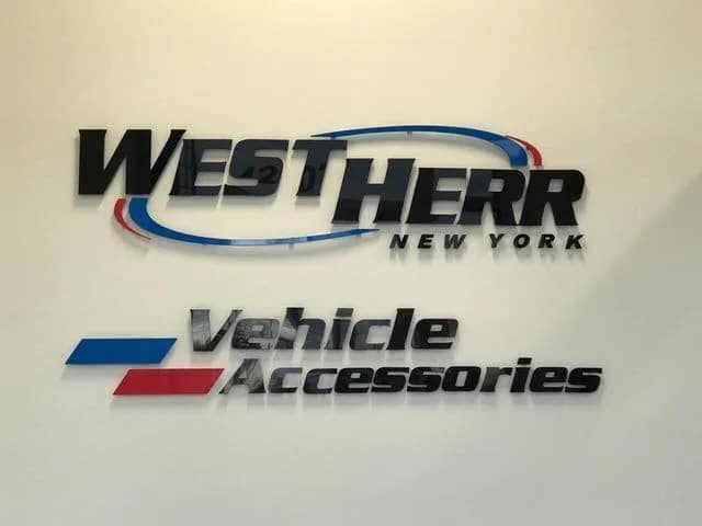 west herr vehicle accessories name plate
