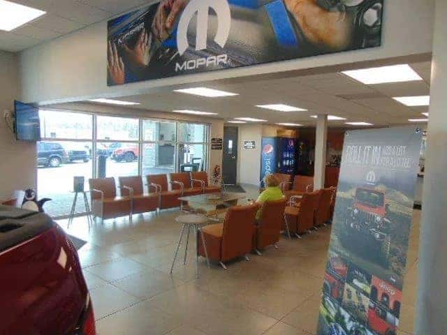 West Herr Chrysler Dodge Ram waiting room
