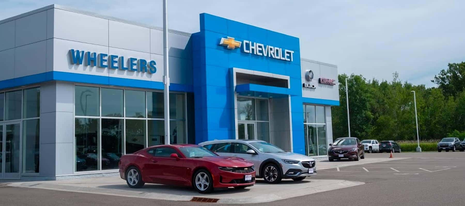 An exterior view of Wheelers Chevrolet GMC Marshfield