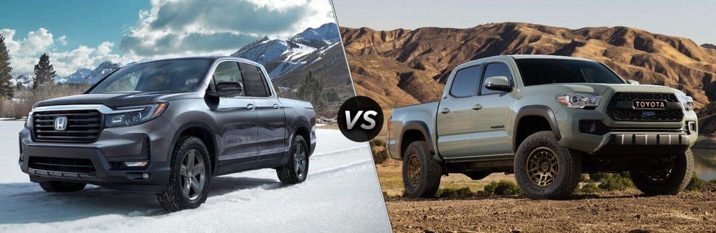 compare toyota tacoma and honda ridgeline