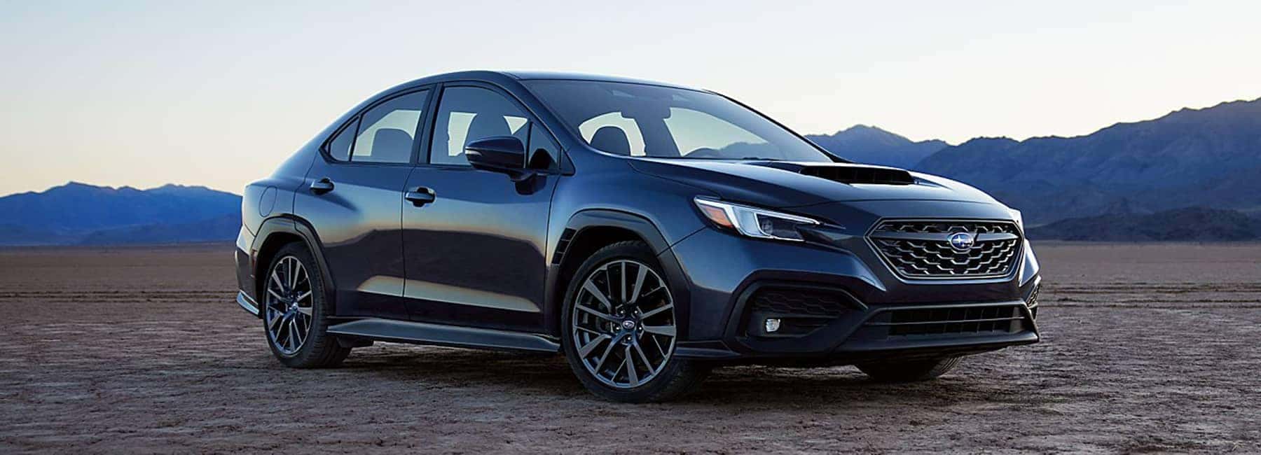 2023 WRX parked in the desert