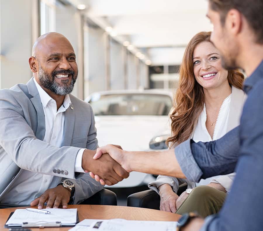 Shaking hands