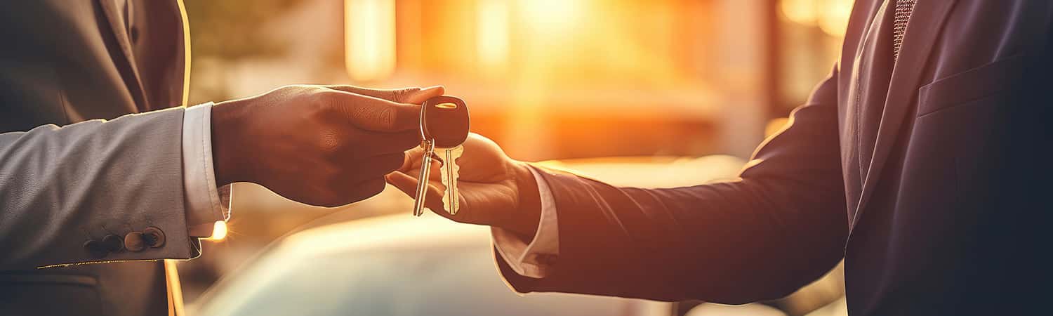 Handing over keys