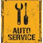 auto service sign