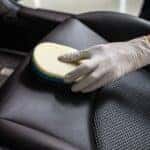 Cleaning car seat