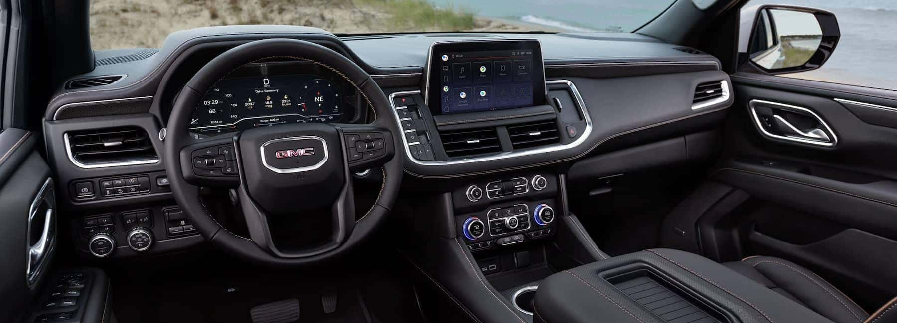 Interior of a 2023 GMC Yukon