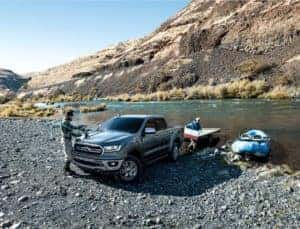 2019 Ford Ranger Lariat Putting Boat in Water