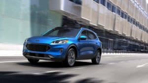 2020 Ford Escape in Velocity Blue