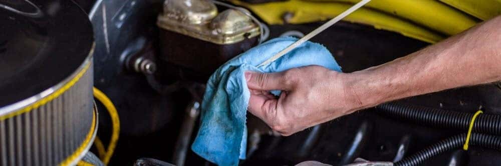 Checking Transmission Fluid Dipstick
