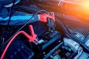 Jumping Car Battery With Cables