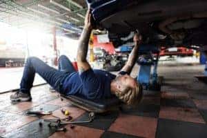 Mechanic Under Car