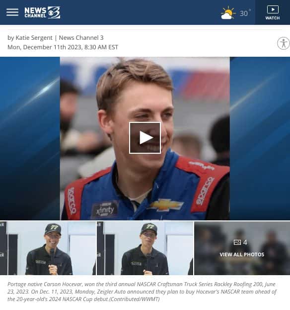 NewsChannel3-CarsonHocevar-Press-Conference-Coverage